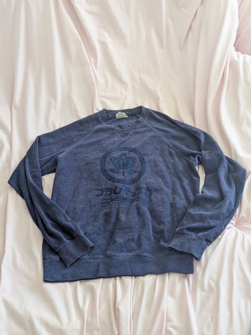 Diesel Blue Graphic Skin Block Sweatshirt S